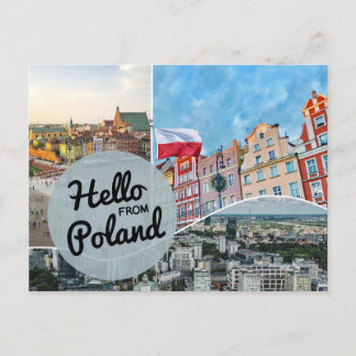 Hola desde la postal de Polonia