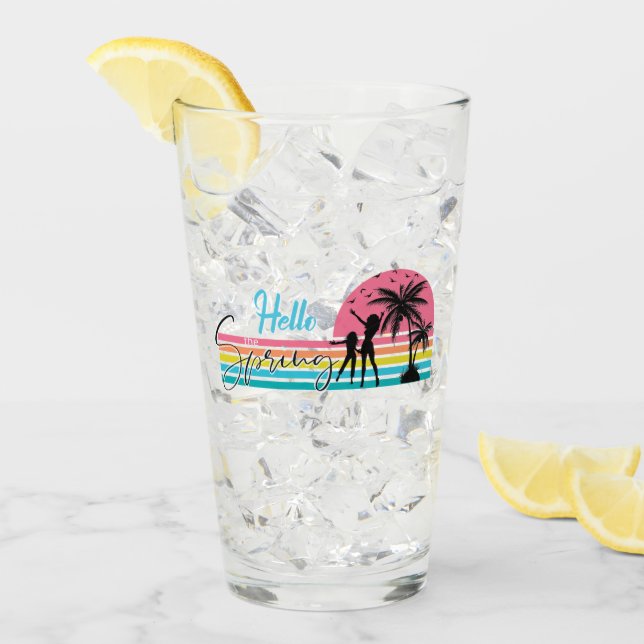 Hola El Vaso De Primavera (Anverso (hielo))