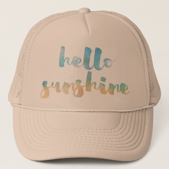 hola gorra de la sol (Anverso)