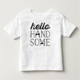 Hola guapo Bow Tie Pequeño Hombre Niño Camiseta