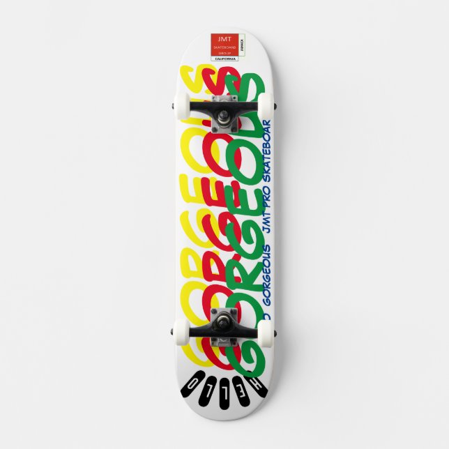 HOLA HERMOSO  7 3/4" Deck de monopatín (Anverso)