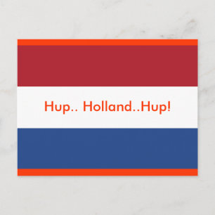 Hola. Holanda... ¡Hup! postal