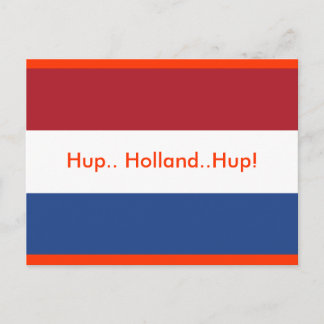 Hola. Holanda... ¡Hup! postal