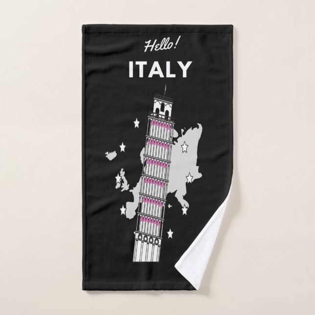 Hola Italia (Toalla de mano)