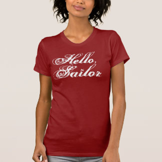 Hola, la camiseta del chica del marinero