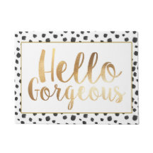 Hola magnífico, felpudo