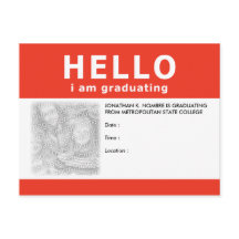 hola, me estoy graduando : invitación / invitación