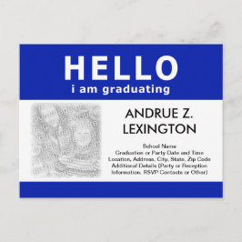 hola, me estoy graduando : invitación / invitación