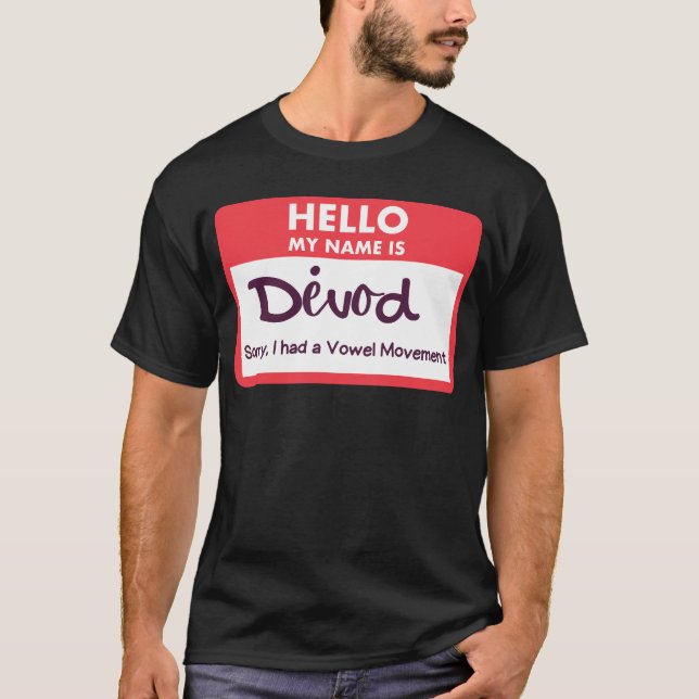 Hola Mi nombre es . ... ... Camiseta (Anverso)
