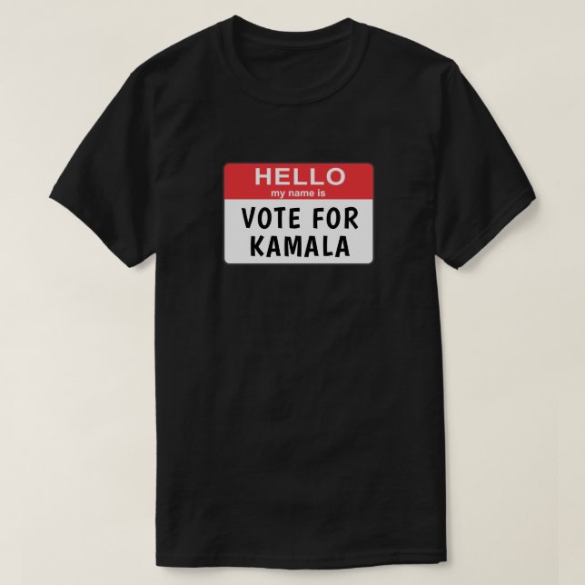 Hola, mi nombre es... Camiseta (Diseño del anverso)
