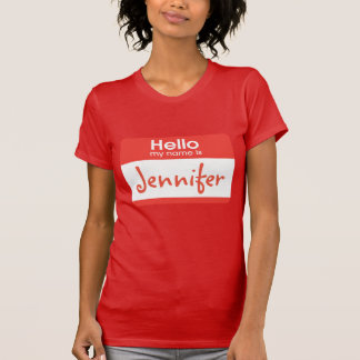 Hola mi nombre es camiseta conocida de la etiqueta