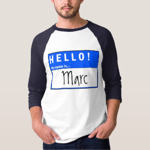 ¡Hola! Mi nombre es… Camiseta de la diversión