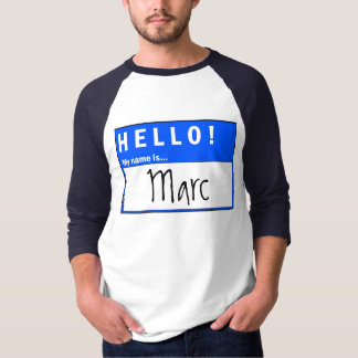 ¡Hola! Mi nombre es… Camiseta de la diversión