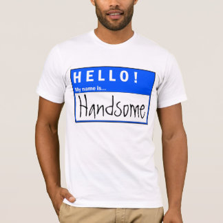 Hola mi nombre es camiseta hermosa de la diversión