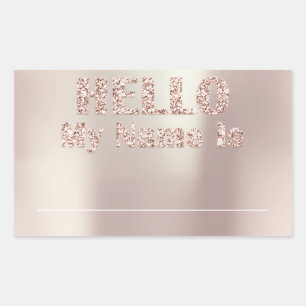 Hola Mi Nombre Es Etiqueta Encuentro De Clase Perl