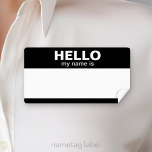 Hola, mi nombre es — etiquetas clásicas