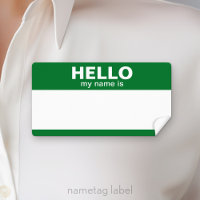 Hola, mi nombre es — etiquetas clásicas
