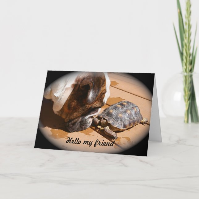 Hola mi tarjeta de amigo (Anverso)