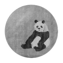 Hola, Panda! Tabla de cortar redonda