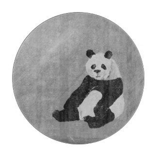 Hola, Panda! Tabla de cortar redonda