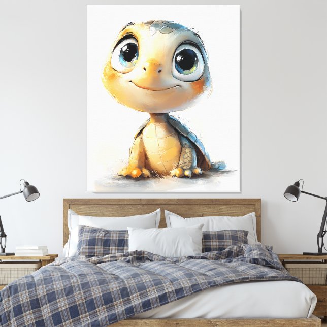 Hola, pequeño explorador: Arte de pared de tortuga (Insitu(Dormitorio))
