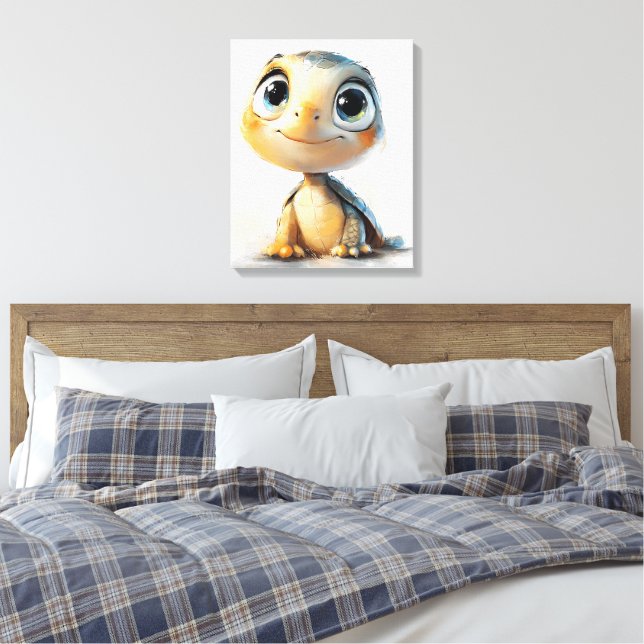 Hola, pequeño explorador: Arte de pared de tortuga (Insitu(Dormitorio))
