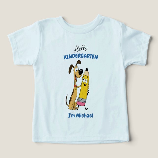 Hola Personalizado Kindergarten  (Diseño delantero )