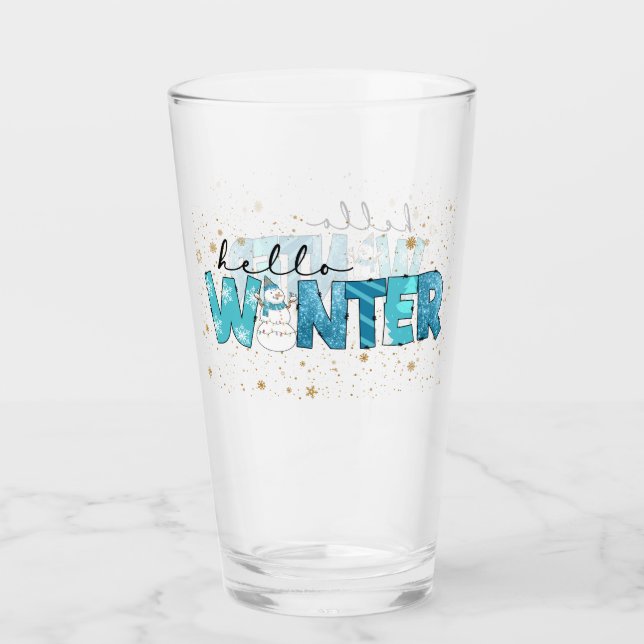 Hola Personalizar Winter Snowman (Anverso)