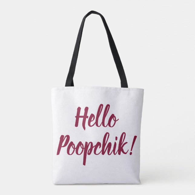 ¡Hola Poopchik! La bolsa de asas ucraniana del (Reverso)