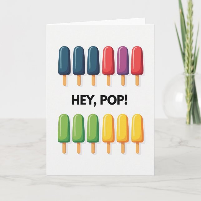Hola Pop Palitos Congelados Tarjeta (Anverso)