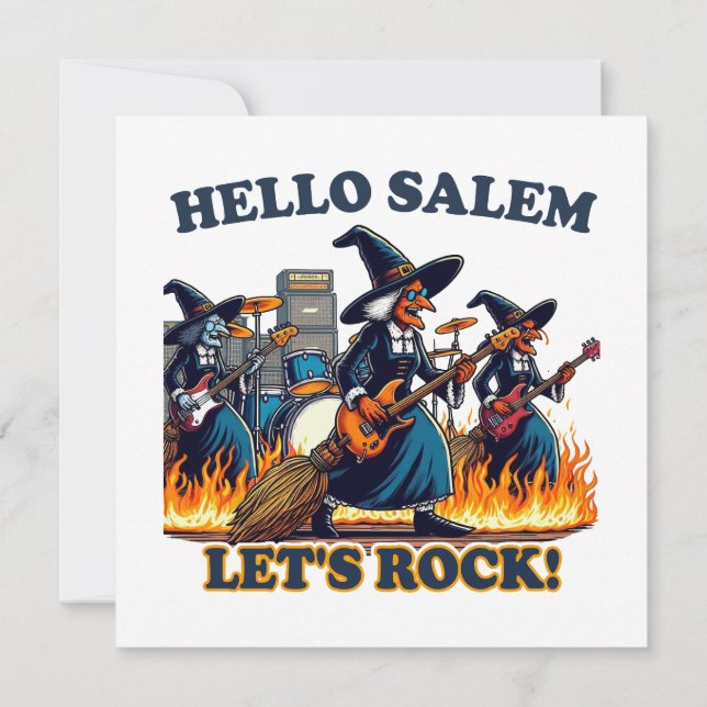 Hola Salem Massachusetts Witch Rock Band (Reverso)
