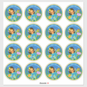 ¡Hola segundo grado! Pegatina Cute Mermaid