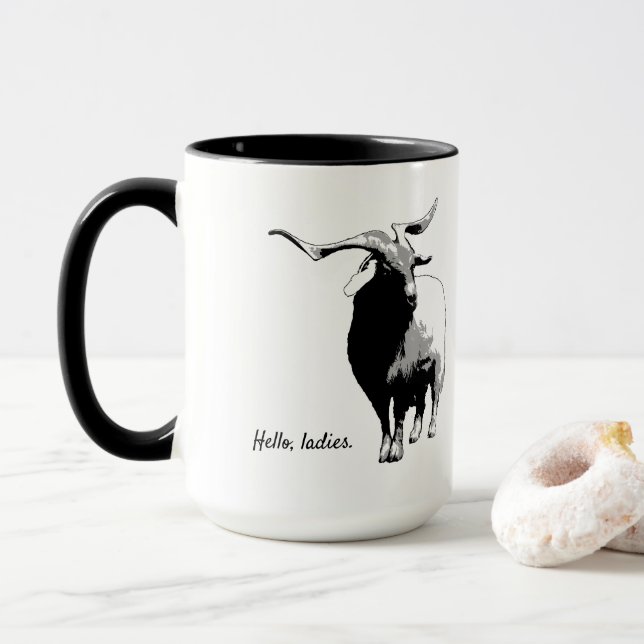 Hola, señoras - taza clásica (Con donut)
