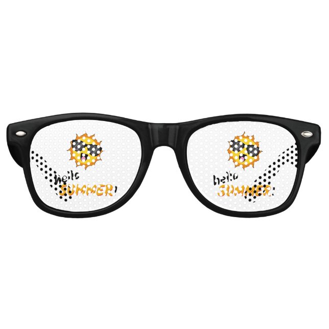 Hola Sol de verano con gafas de sol (Anverso)