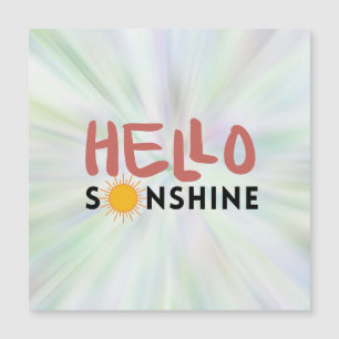 Hola Sonshine, Sun Rays, vibraciones de verano