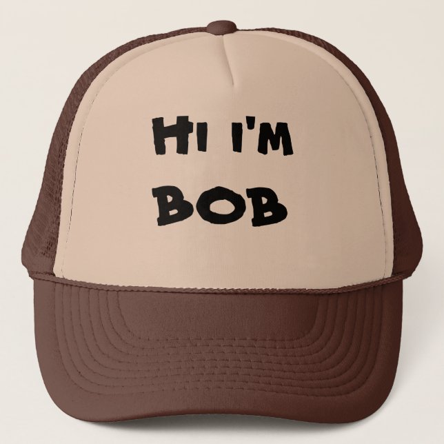 Hola soy gorra del camionero de Bob (Anverso)
