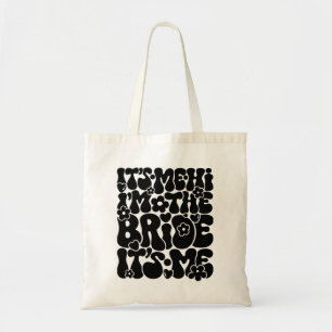 Hola soy yo, soy la novia" Bolsa de Tote recién co