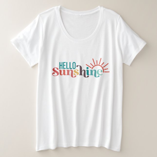 Hola Sunshine Summer Beach Lake (Anverso del diseño)