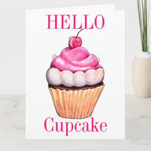 Hola tarjeta de felicitación GRANDE de la
