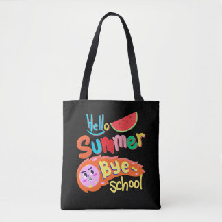 Hola Verano Adiós Bolsa de Mano Arte Escolar