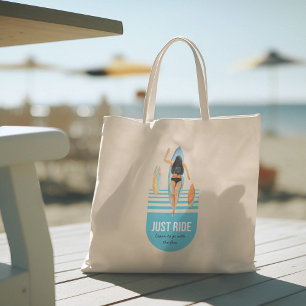 Hola verano con tipografía Bolsa de Tote tropical