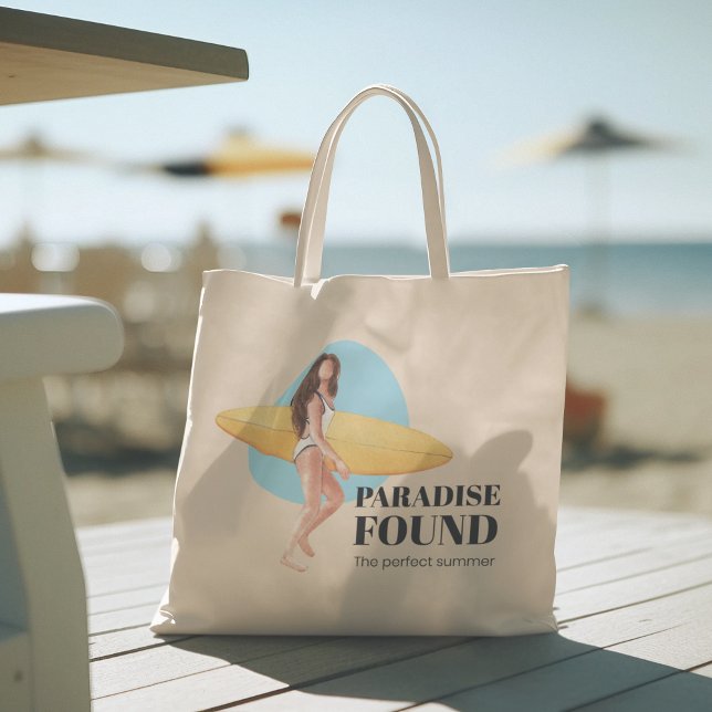 Hola verano con tipografía Bolsa de Tote tropical (hello summer, beach tote bag, vacation tote bag, school tote bag, colorful typography, gift for her)