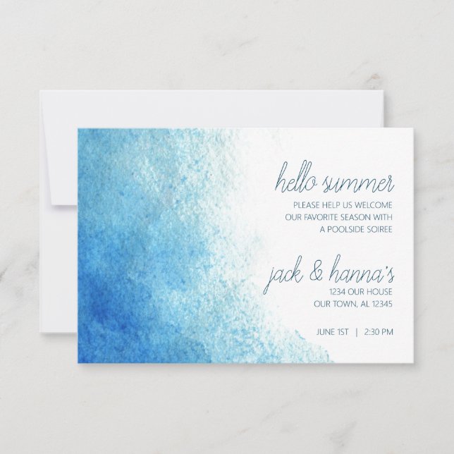 Hola verano - Soiree en la piscina (Anverso)