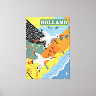 Holanda por impresión de vacaciones de cosecha de 