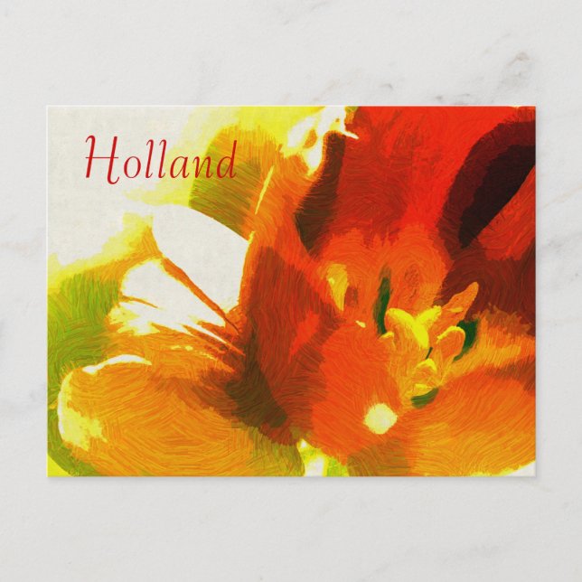 Holanda, postal de la primavera impresionista (Anverso)