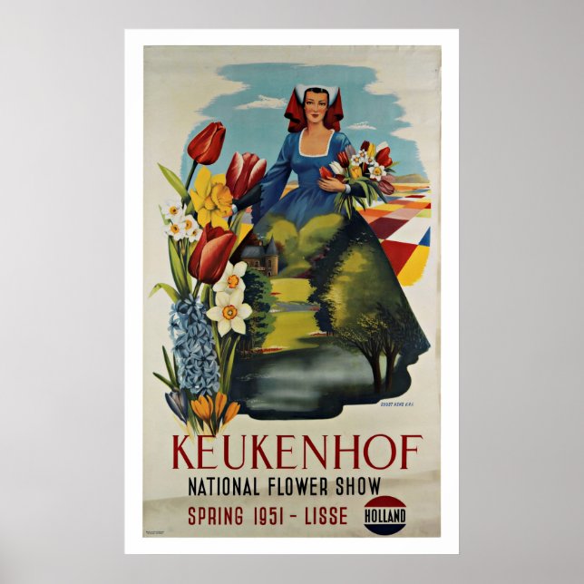 Holanda - Posters de Viajes Vintage (Frente)