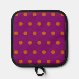 Holder de la olla de polka (Magenta y Naranja prof