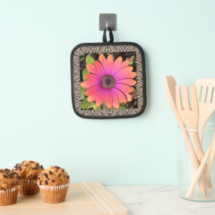 Holder de ollas con asombrosa Gazania