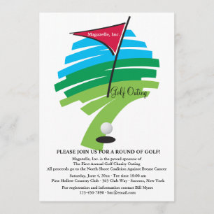 Hole In One Golf Invitación