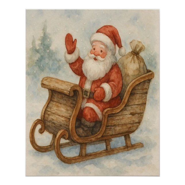 Holiday Cheer – Elegant Christmas Poster Art (Anverso)